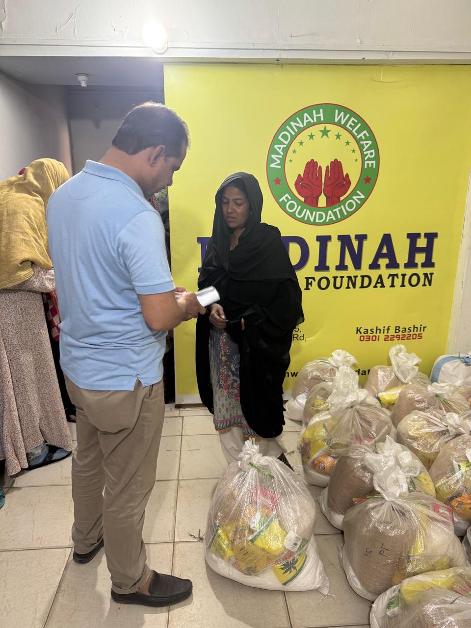 Helping by charity